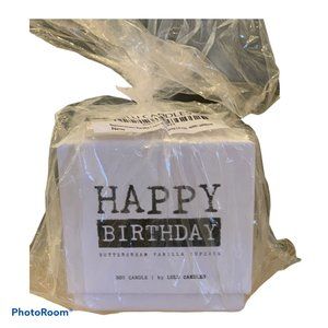 NWT Lulu Candles Happy Birthday Buttercream Vanill